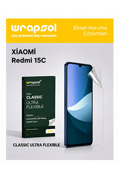 Xiaomi Redmi 15C Classic Ultra Flexible Ekran Koruyucu (0.25 mm)
