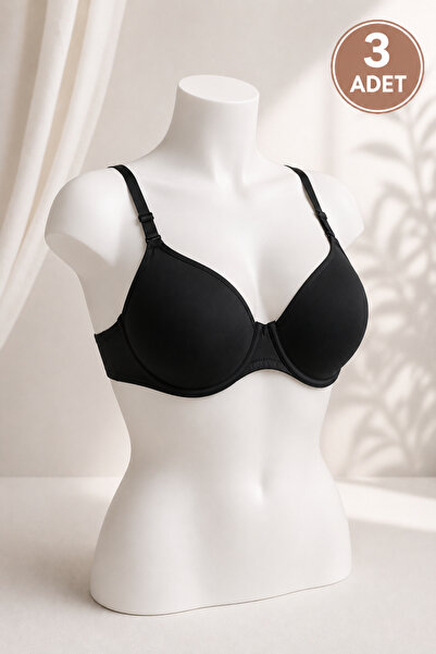 Alıç Women's Bra with Support Adjustable Straps Daily Comfortable and Soft Bra
