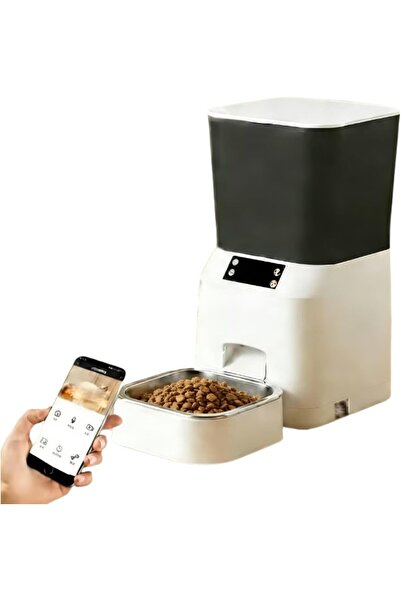 HXD Zoomlion Smart WiFi Automatic Pet Feeder 4.5L, APP Controlled Timed Food ...