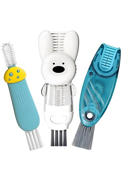 TERRIFI Cup Lid Cleaning Brush, Multifunctional Set with 3 in 1 Lid Cleaner a...