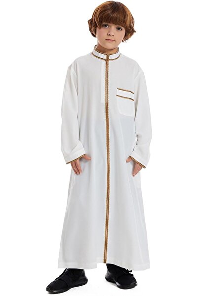 Generic Boys Coat&jacket Classic Arabic Thobe for Teen Boys Long Sleeve Kafta...