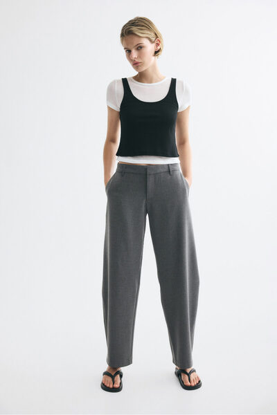 H&M Barrel Paçalı Şık Pantolon