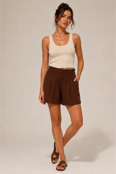 ALEXANDERGARDI Elastic Waist Loose Fit Shorts