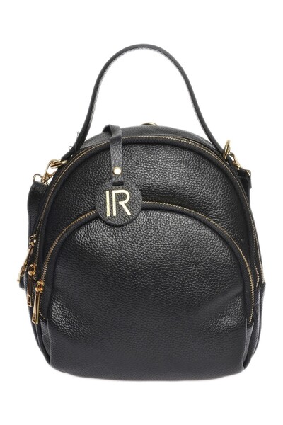 SimpleFind Isabella Rhea Geanta piele -Amandine-Negru,Rucsac piele naturala, ...