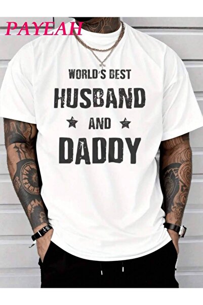 4CR PAYEAH The World's Best Husband And T-Shirt - Father's Day Dad (Single Pi...