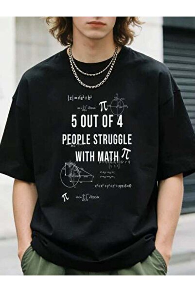 23ERVA 1pc Womens Funny Math Science Graphic TshirtCotton 180gsm.Printed Tee....