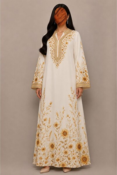 Jood Women's Long, Embellished, Luxurious, and Sequined Jalabiya