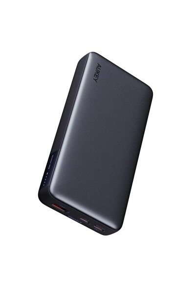AUKEY Powerbank 20000mAh, Aukey, PB-Y42, 30W PD, 3 θύρες, μαύρο, 146x74x23mm