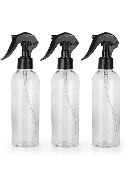 ARTC 3PCS 150ml Clear Plastic Spray Bottles Set Empty Atomizer Mist Bottles w...