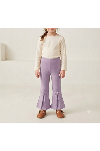 Cevval Minigirls Spanish Long Trousers Bow Girl's Extra Flexible Twill Luxury...