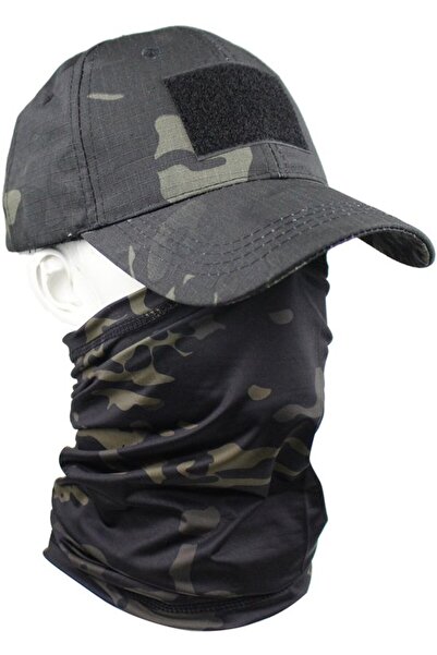 STARSTAR 3-in-1 camouflage cap face mask neck warmer running/hunting/cycling.