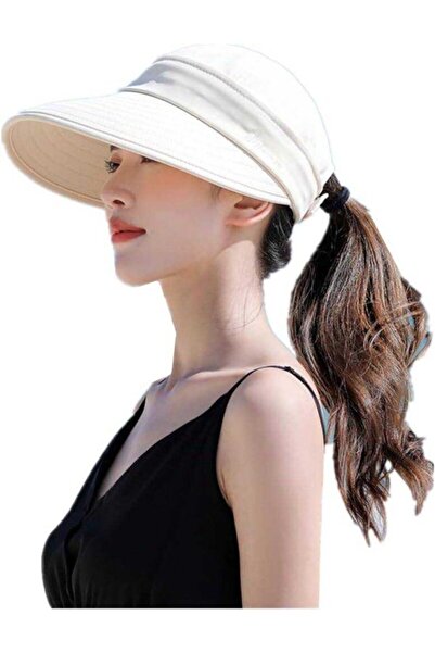 STARSTAR Summer sun hat with detachable wide brim - Multiple colors One size ...