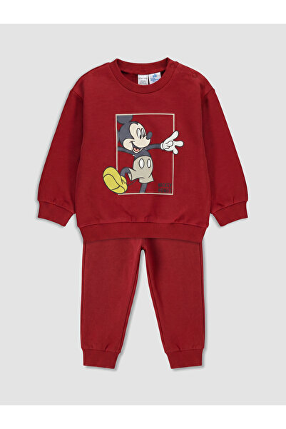 LC Waikiki Set de trening pentru băieței cu imprimeu Mickey Mouse