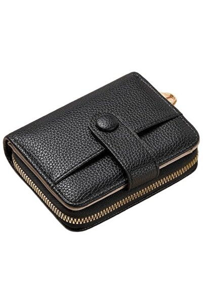STARSTAR Women's PU leather mini wallet modern zipper coin purse.