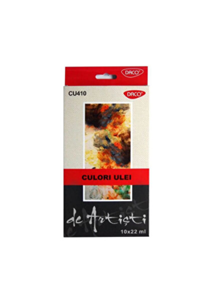 daço Culori de ulei pentru artiști DACO, 22 ml/Tub, 10 culori