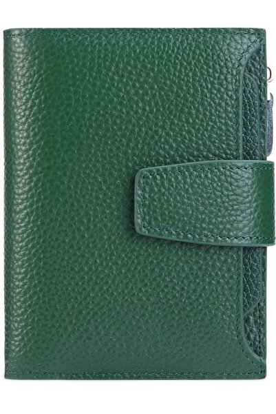STARSTAR Women's wallet apple green soft leather card holder.