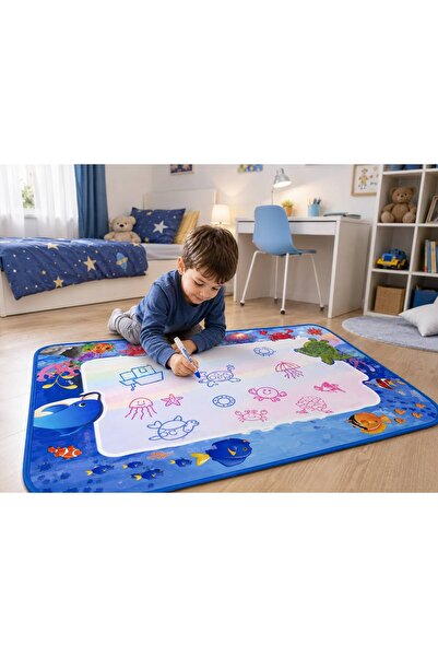 Arlina Home Kids سجادة أنشطة تعليمية ممتعة للرسم السحري في حوض السمك