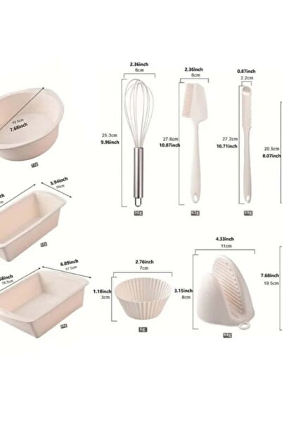 OEM Set copt silicon profesional, 22 piese, tăvi non-stick
