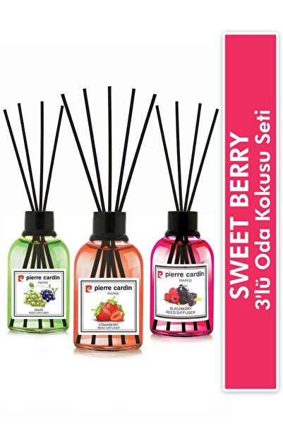 Pierre Cardin Sweet Berry 3'lü Oda Kokusu Seti