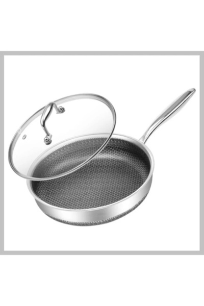 Royalty Line Tigaie Hibridă 30 cm cu Capac - Inox