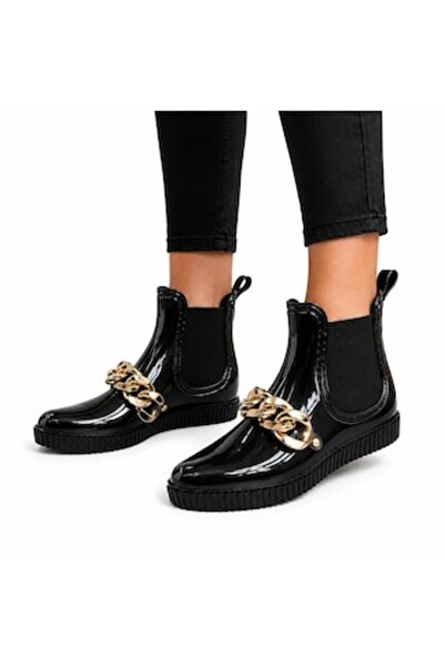 Dockers By Gerli Ghete Chelsea impermeabile de damă, negre, design modern, 41EU