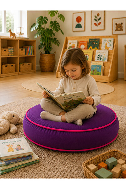 GAVİLLA Oyun Minderi Kreş Minderi Okuma Minderi Oturma Minderi Montessori Pil...