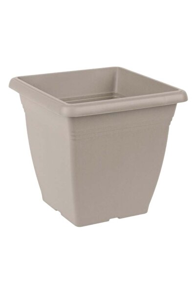 BAMI NETWORK Ghiveci patrat plastic mocca 21x21x19.7cm capacitate 4.6L