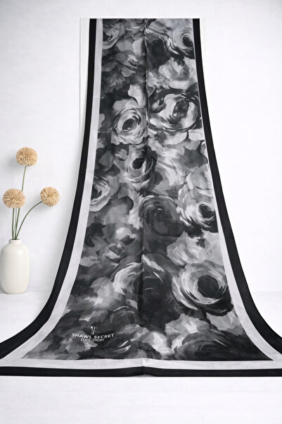 SHAWL SECRET Cool Fresh Shawl 53863 Black Gray