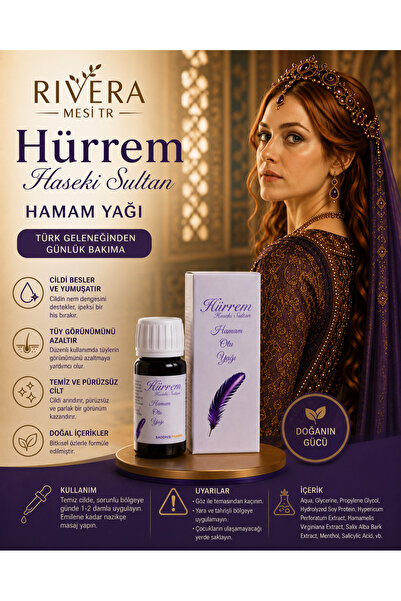 Genel Markalar Hürrem Haseki Sultan Hamam Otu Yağı