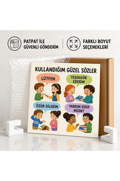 HiperAD Reklam Kullandığım Güzel Sözler Nezaket ve Görgü Kuralları Eğitici De...