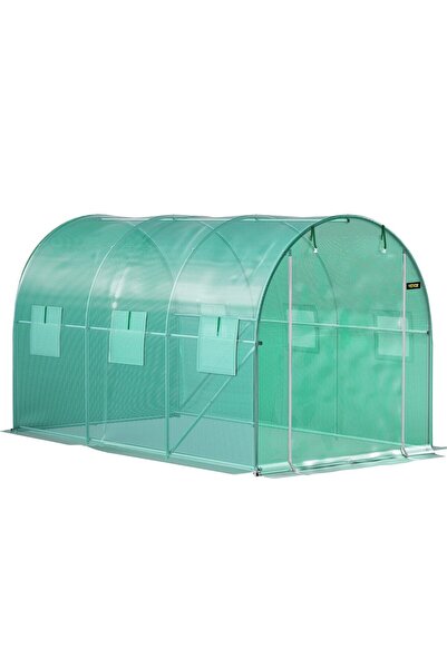 VEVOR Sera pentru flori si legume, 3.7 x 2.1 x 2.1 m, 140 g/cm³ PE, cadru din...