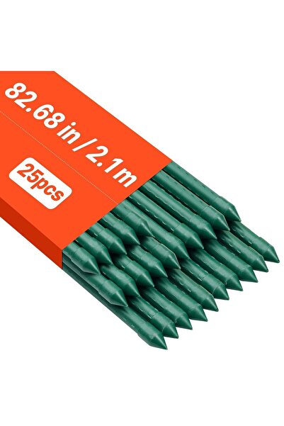 Vivatechnix Set 25 de araci pentru gradina, Teava metalica acoperita cu PVC, ...