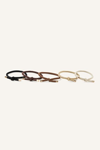 DeFacto Women's 5-Piece Knot and Metal Tip Detailed Hair Accessory I3634Axns
