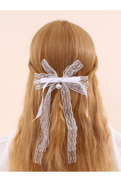 Take Two By Styli Lace Bow Hair Clip
