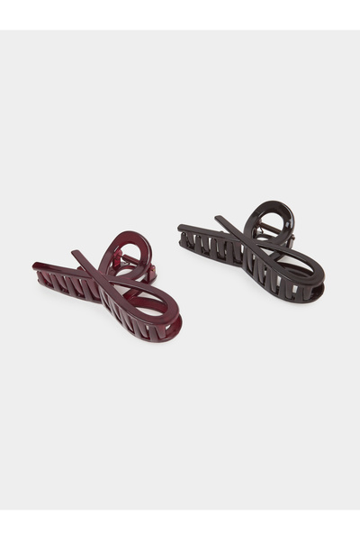 Styli Pack of 2 - Multi-Color Ribbon Hair Claws