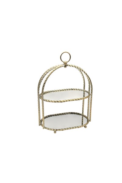 B&D Tray with Stand – Elegant Serving Tray for Food, Drinks, Desserts & Hospi...