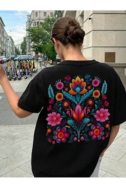 Generic Brand Colorful Floral Folk Art Pattern,premium cotton,everyday essent...