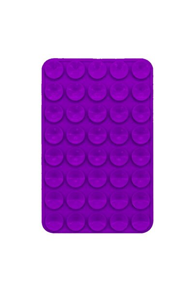 Choice3 Purple Silicone Suction Cup Phone Holder Multi-Functional Anti-slip M...