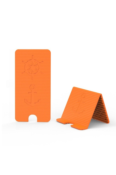Choice orange 1pcs-Flexible Folding Mobile Phone Stand desktop Non-Slip Table...