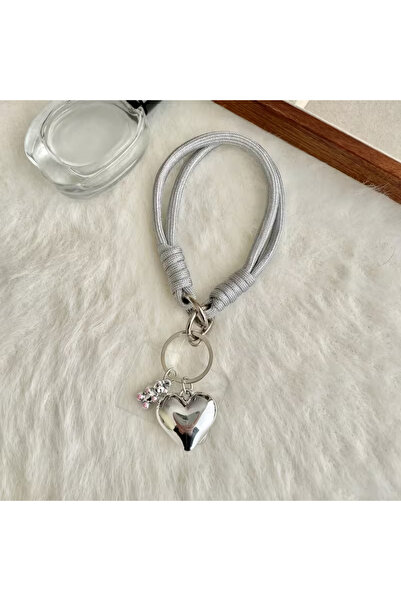 Choice1 Nylon / Spandex B 1PC Silver Black Large Heart-shaped Teddy Bear Char...
