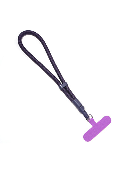 Choice7 1 piece Purple Universal Adjustable Mobile Phone Lanyard Short Wrist ...