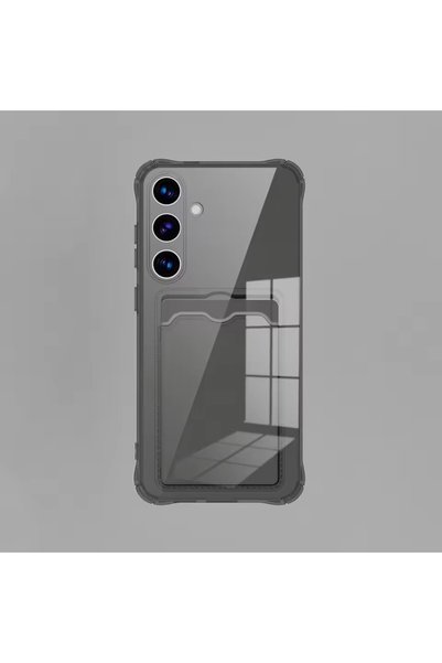 Choice25 Galaxy A17 5G GRAY Clear ID ATM Card Slot Case for Samsung Galaxy A5...