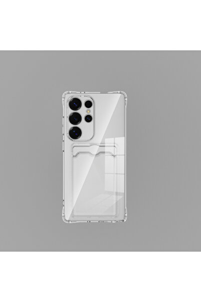 Choice24 Galaxy A35 Silicon Clear Card Slot Shockproof Clear Case For A57 A37...