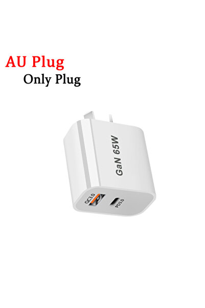 Choice1 65W AU Plug 55w 65w AU Plug Fast USB Charger Type C Charger for Redmi...