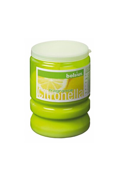 Bolsius Set 4 x Lumanare Citronella in Pahar de Plastic Party Bolsius, Verde