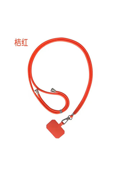 Choice3 Orange Universal Crossbody Phone Lanyard with Patch Adjustable Mobile...