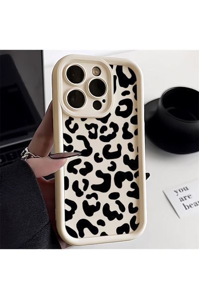 Choice29 iPhone 13 2DF57 Soft TPU Leopard Painted Phone Case For iPhone 17 16...