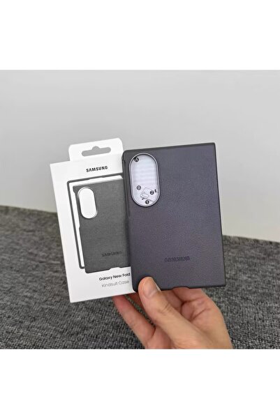 Choice3 SAMSUNG Galaxy Z Fold 8 Wide Dark Grey Luxury Premium Leather Phone C...
