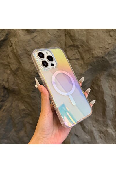Choice3 iPhone17 magnetic Sparkling Rainbow Diamond Design for iPhone 17 16 1...