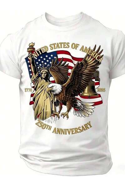 9JY 250Th Anniversary Founding The United States Commemorative Pattern, Men'S...